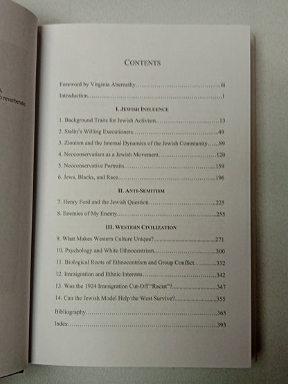 Cultural Insurrections: Civilization and Jewish Influence by Kevin MacDonald HB