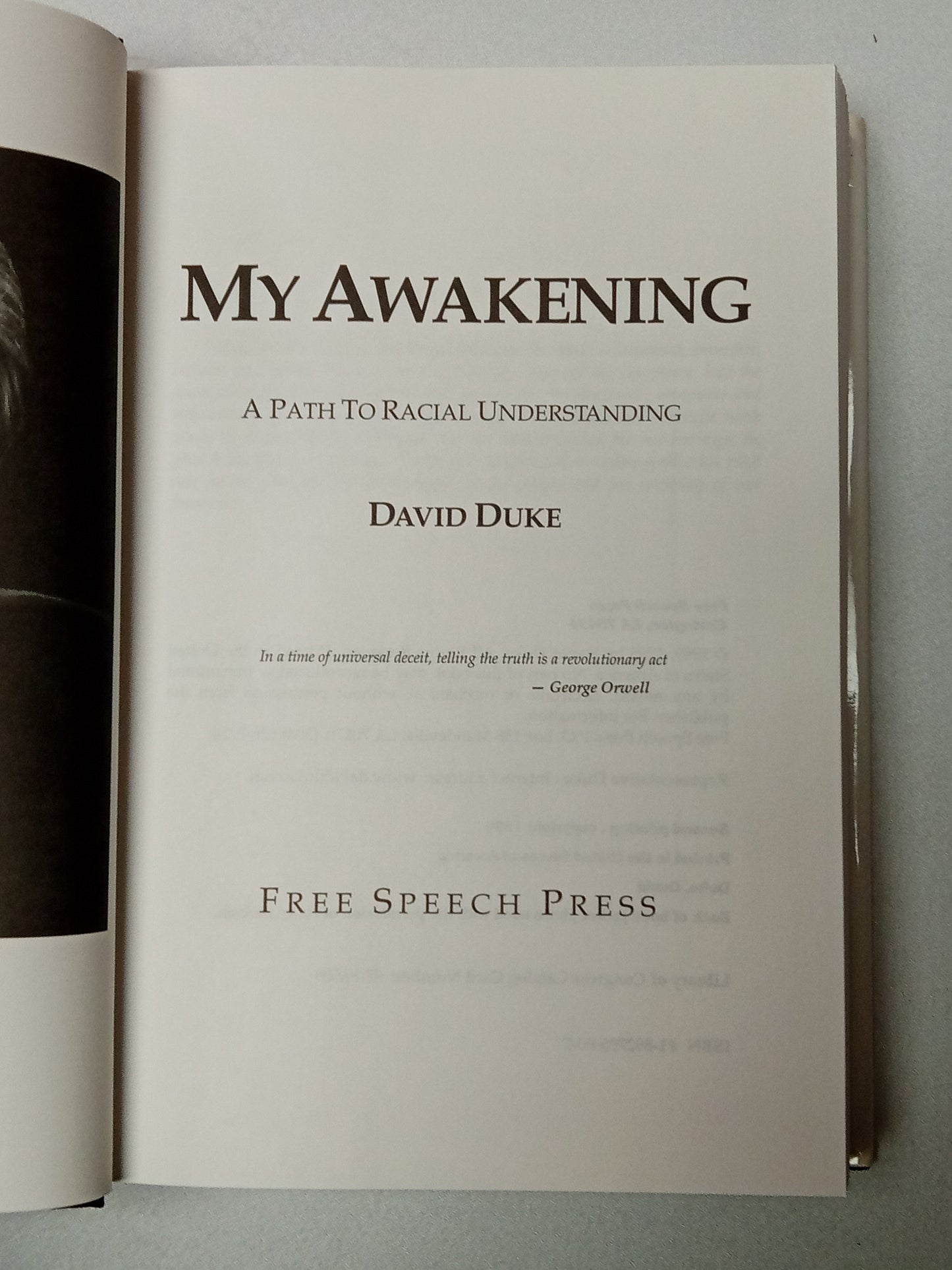My Awakening: A Path to Racial Understanding by David Duke