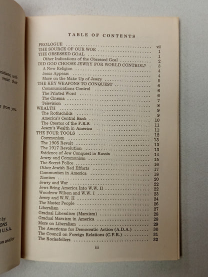 Who's Who in the Zionist Conspiracy by James Combs