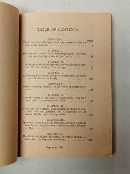 Negro … a Beast: In the Image of God by Charles Carroll