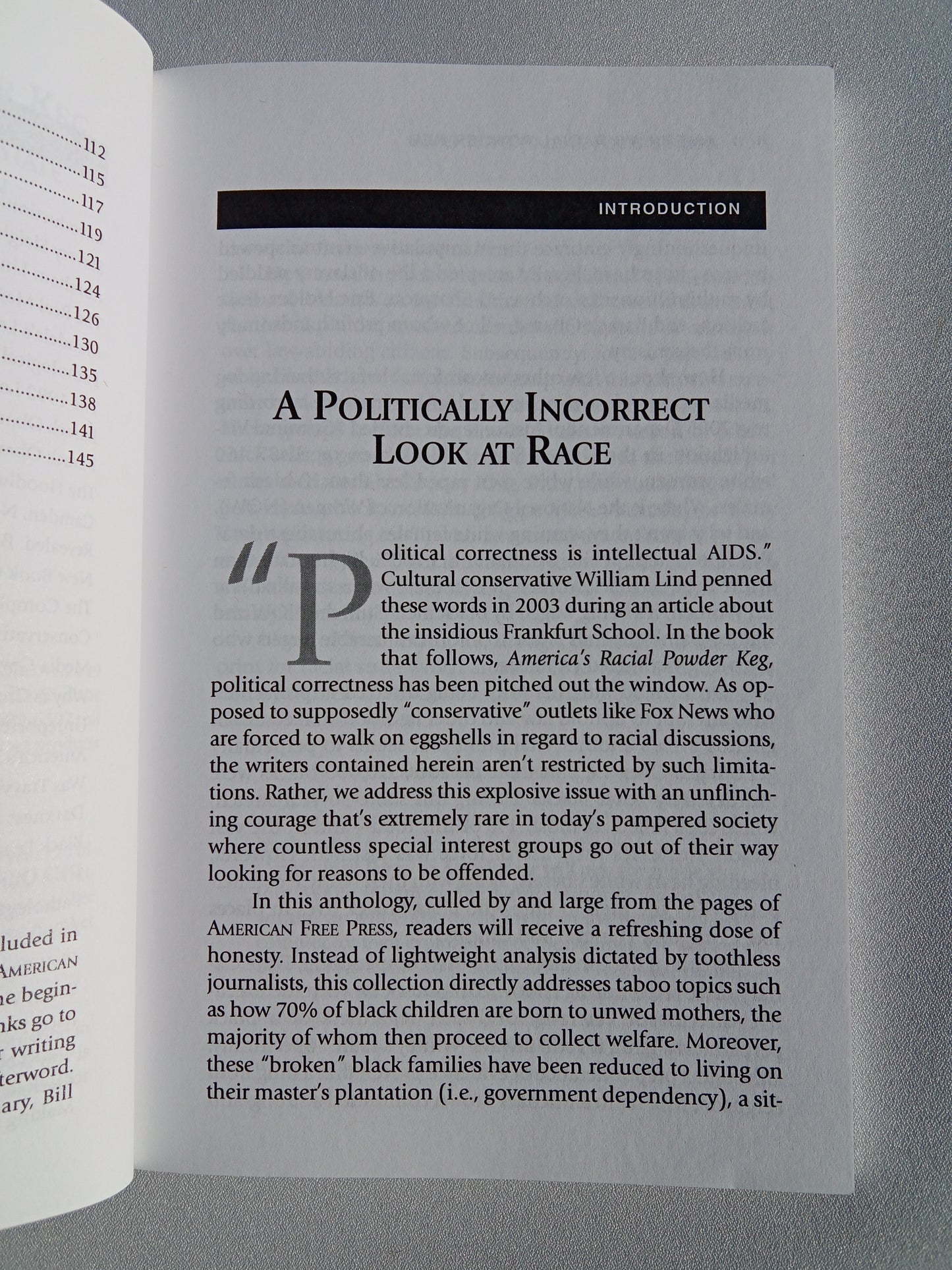 America's Racial Powder Keg by Victor Thorn PB