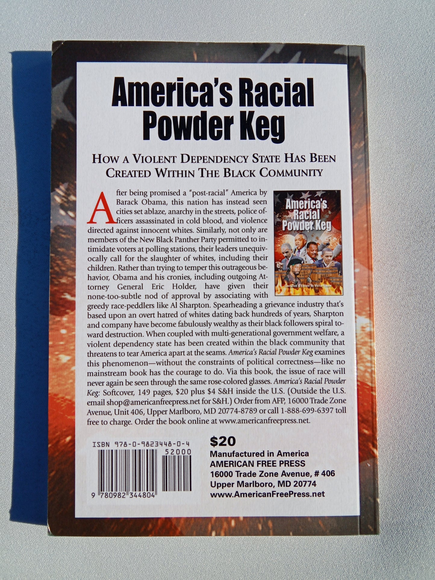 America's Racial Powder Keg by Victor Thorn PB