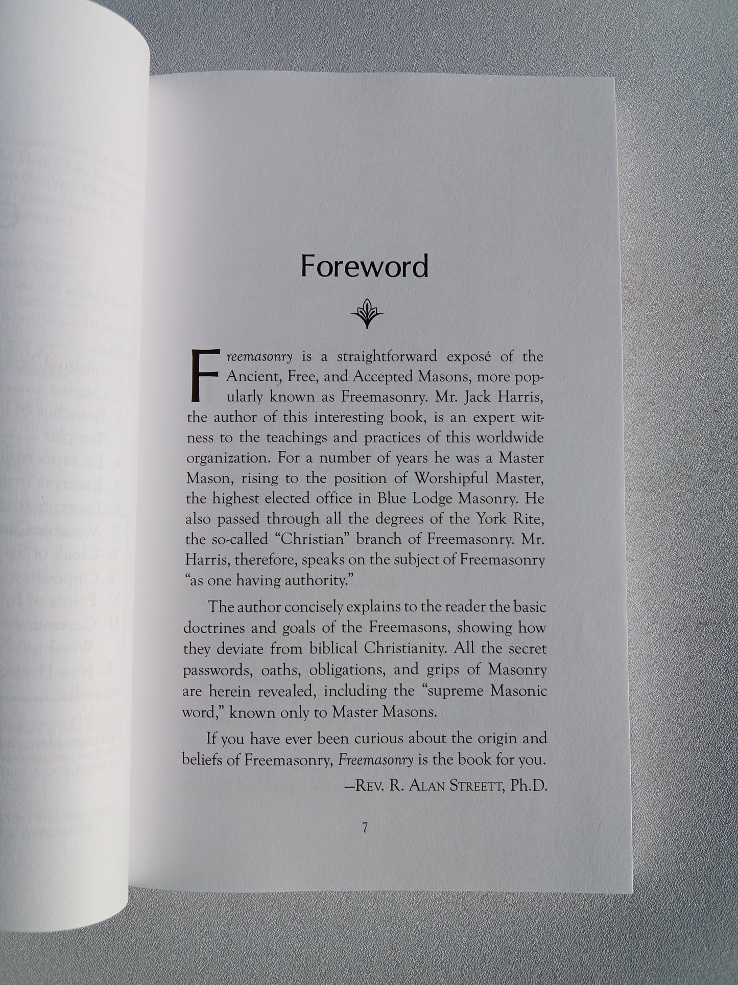 Freemasonry: The Invisible Cult by Jack Harris PB