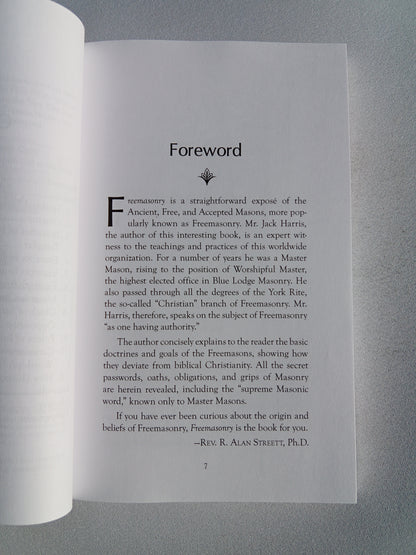 Freemasonry: The Invisible Cult by Jack Harris PB