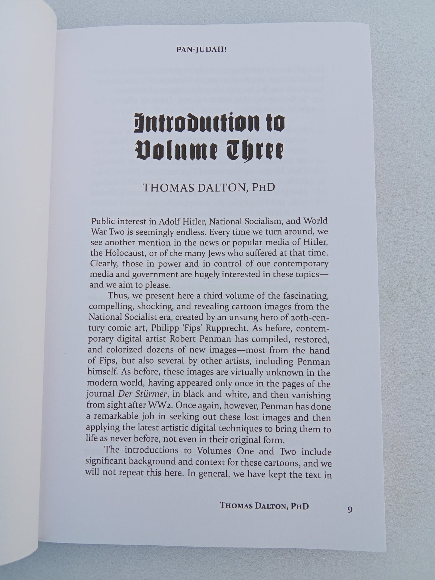 Pan-Judah!, Volume 3: Political Cartoons of Der Sturmer by Thomas Dalton PB
