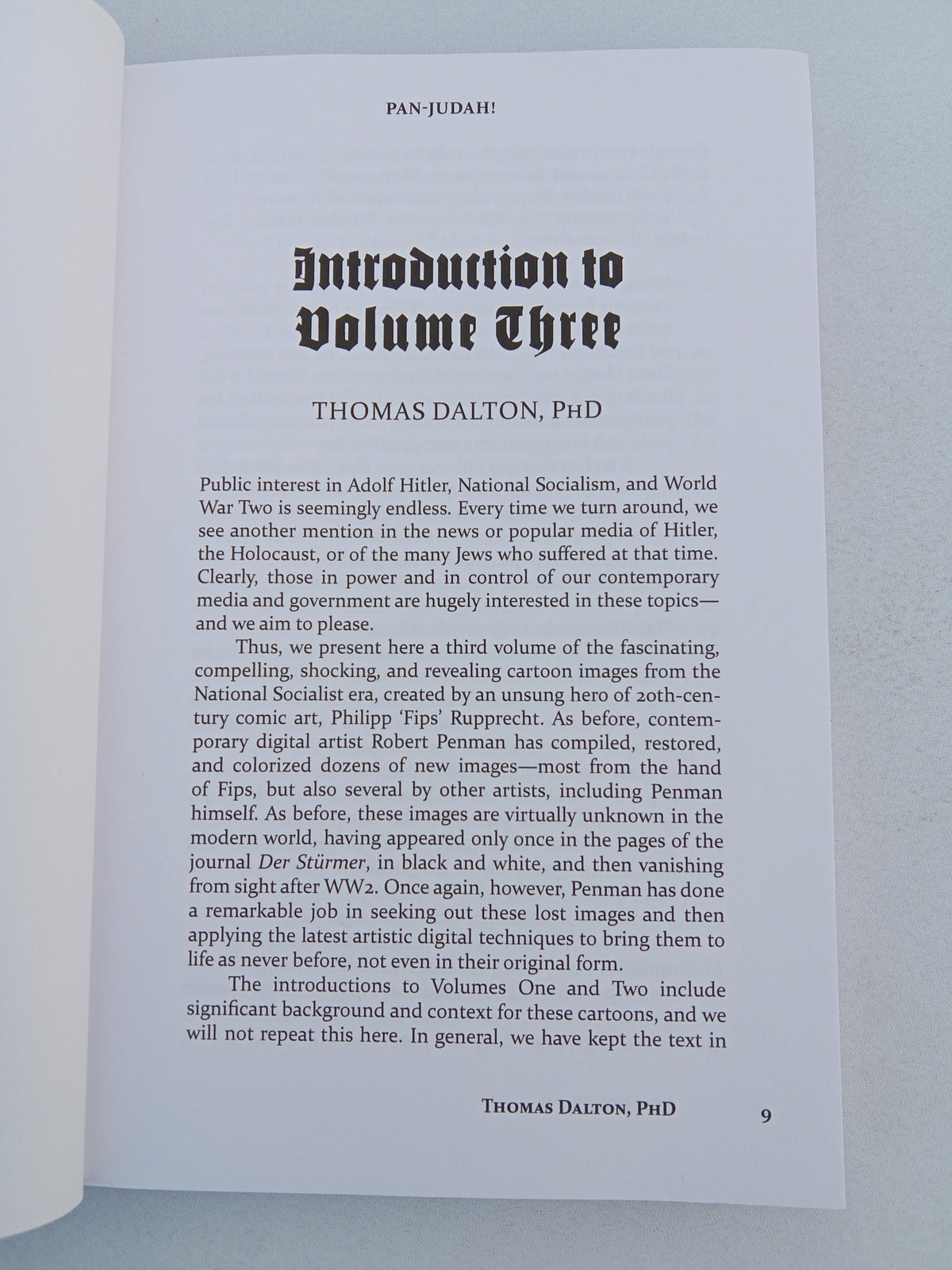Pan-Judah!, Volume 3: Political Cartoons of Der Sturmer by Thomas Dalton PB