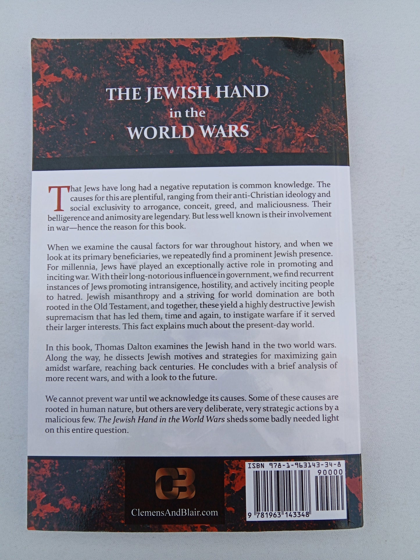 Jewish Hand in the World Wars by Thomas Dalton PB