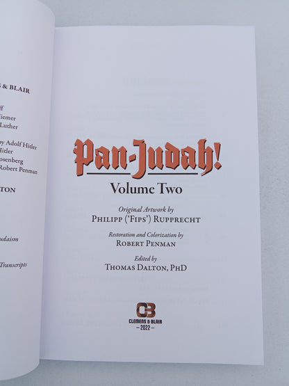 Pan-Judah!, Volume 2: Political Cartoons of Der Sturmer by Thomas Dalton PB