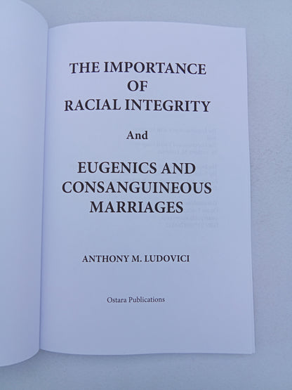 Importance of Racial Integrity by Anthony Ludovici PB