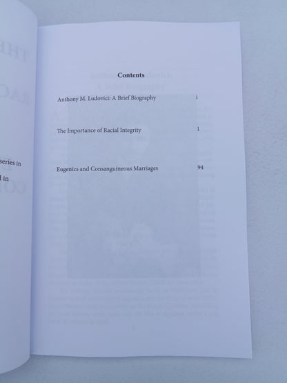 Importance of Racial Integrity by Anthony Ludovici PB