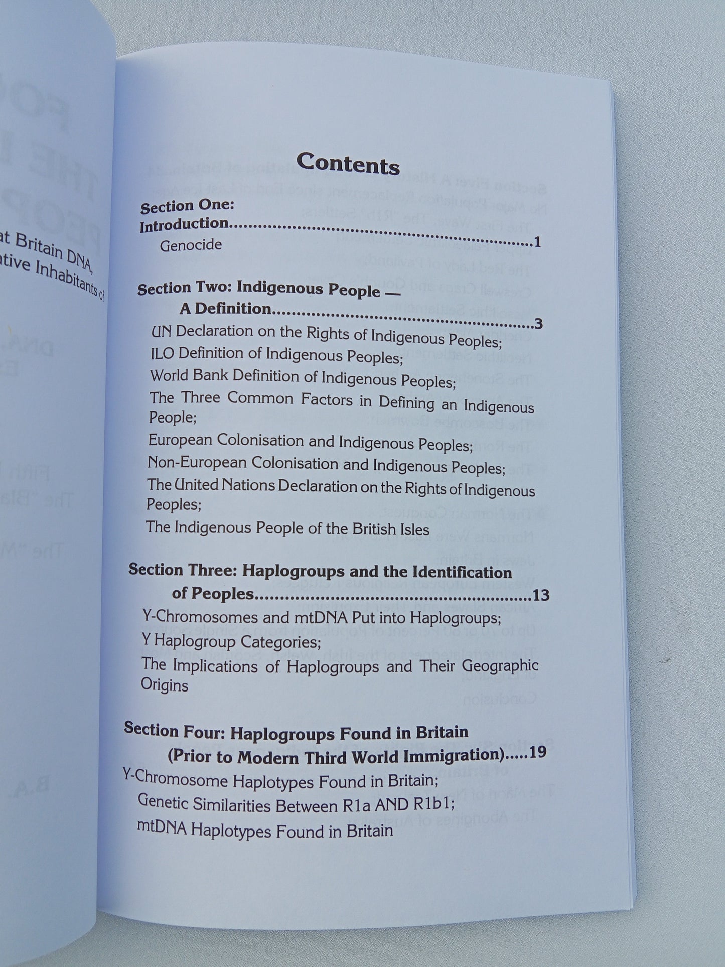 Four Flags: The Indigenous People of Britain by Arthur Kemp PB