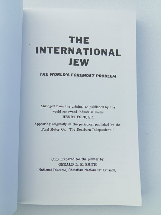'International Jew, Abridged by Henry Ford PB