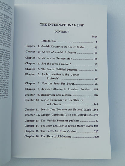 International Jew, Abridged by Henry Ford PB