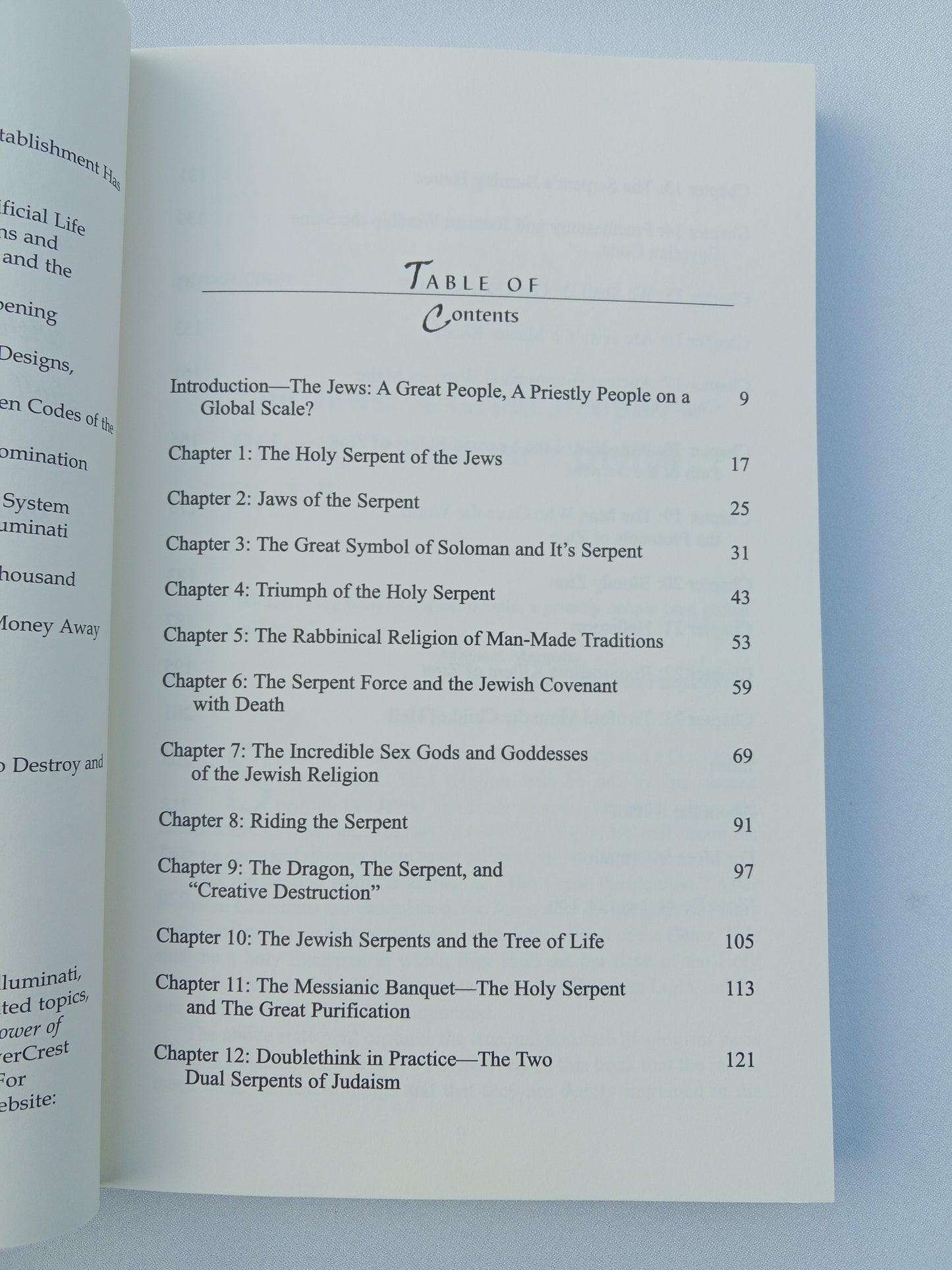 Holy Serpent of the Jews: The Rabbis' Secret Plan for Satan to Crush Their Enemies and Vault the Jews to Global Domination by Texe Marrs