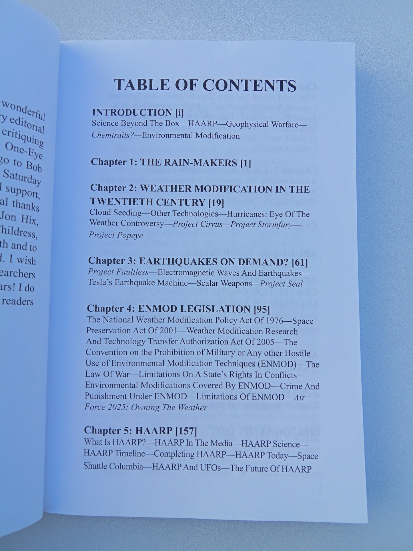 'Weather Warfare: The Military's Plan to Draft Nature by Jerry Smith