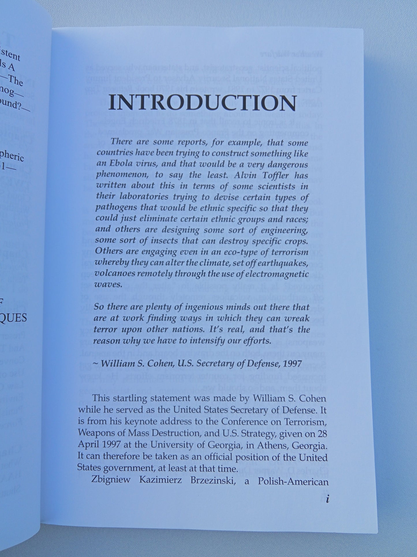 'Weather Warfare: The Military's Plan to Draft Nature by Jerry Smith