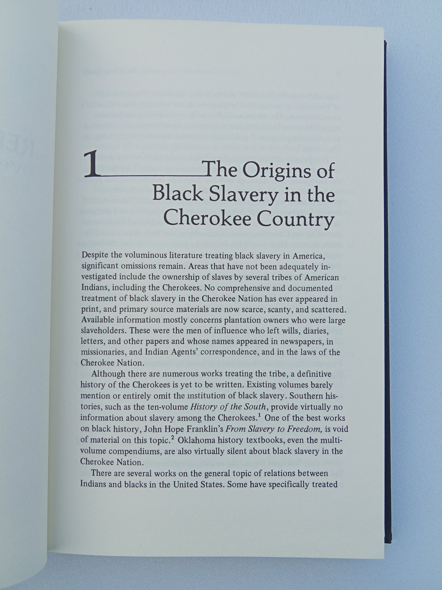 Red Over Black: Black Slavery Among the Cherokee Indians by R. Halliburton