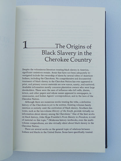Red Over Black: Black Slavery Among the Cherokee Indians by R. Halliburton