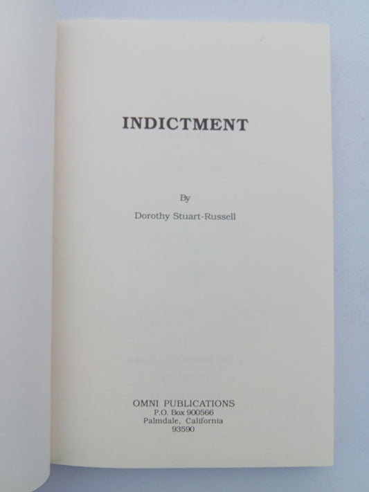 Indictment by Dorothy Stuart-Russell