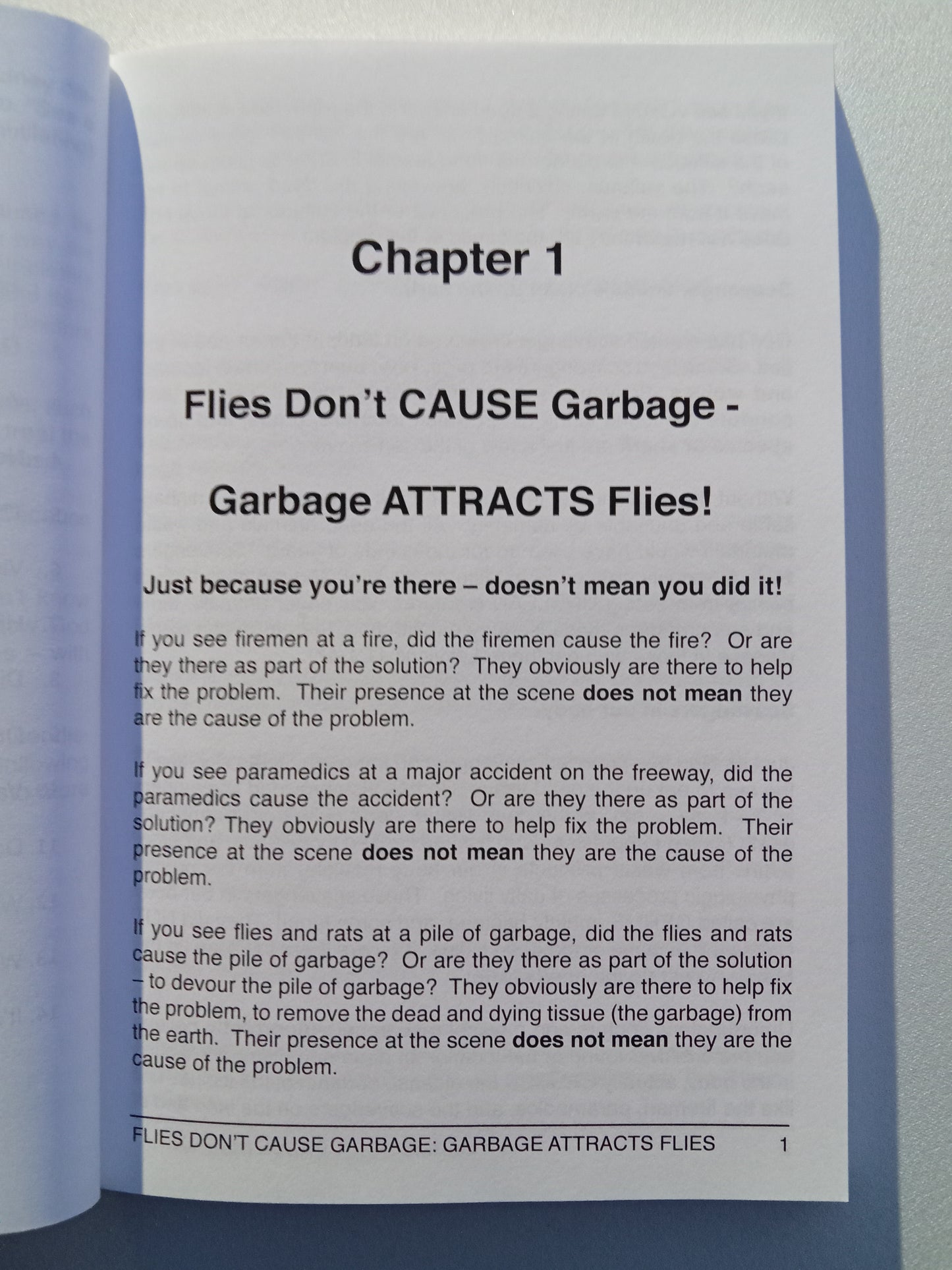Germs Don't Cause Disease Any More Than Flies Cause Garbage by Lorraine Day PB