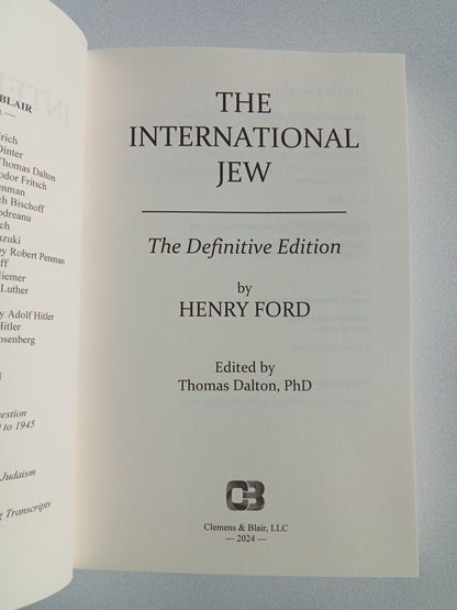 'International Jew, Definitive Edition, Volume 1 by Henry Ford