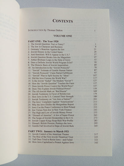 'International Jew, Definitive Edition, Volume 1 by Henry Ford