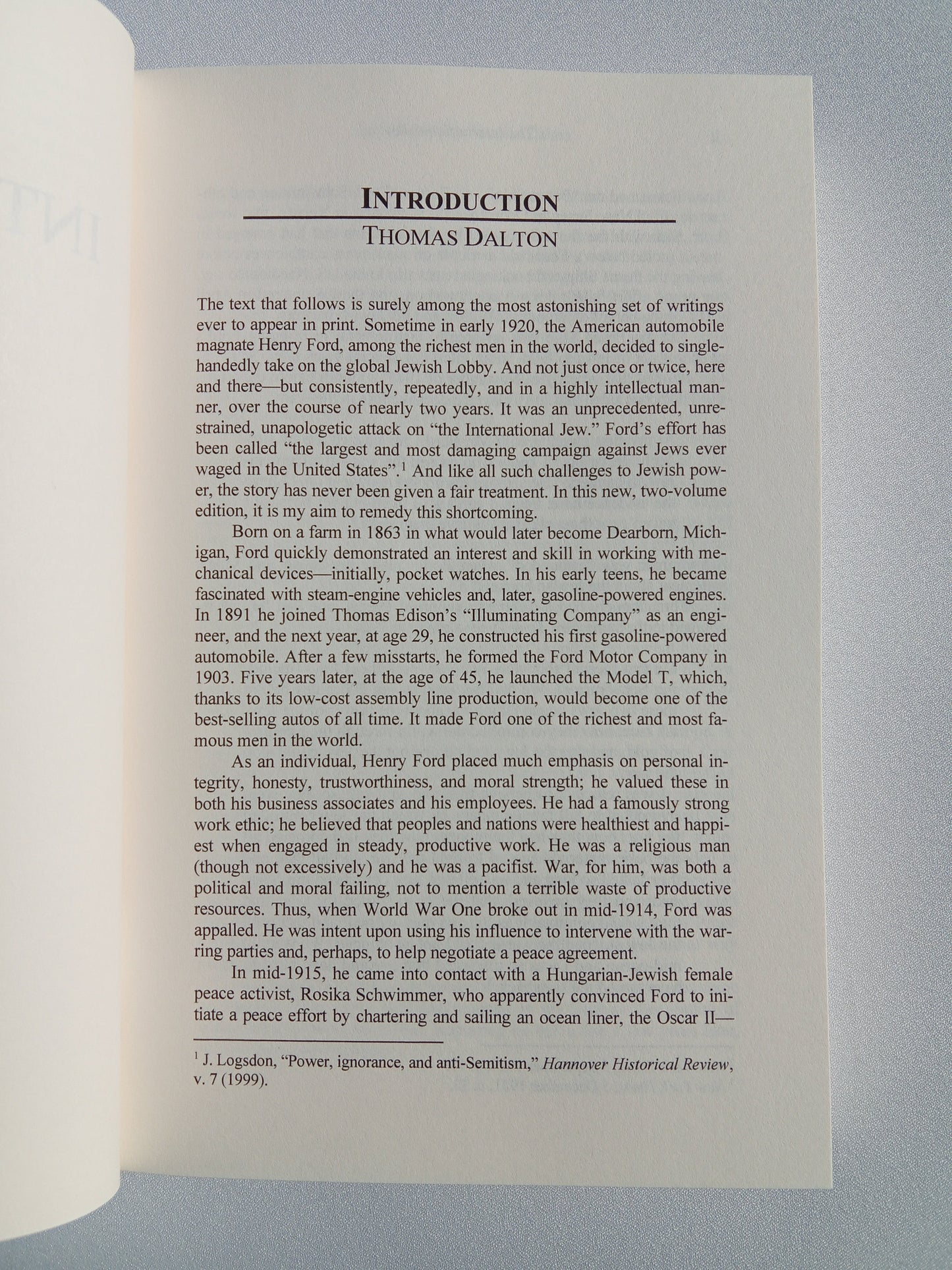 'International Jew, Definitive Edition, Volume 1 by Henry Ford
