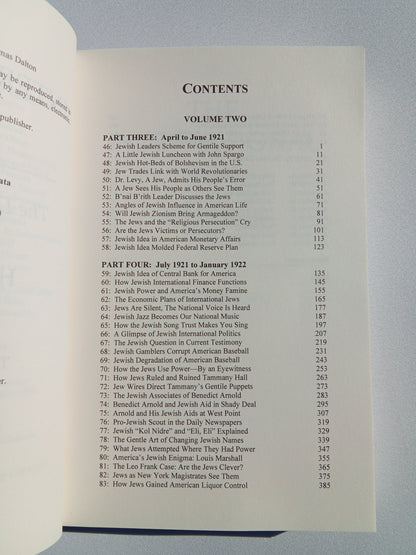 'International Jew, Definitive Edition, Volume 2 by Henry Ford
