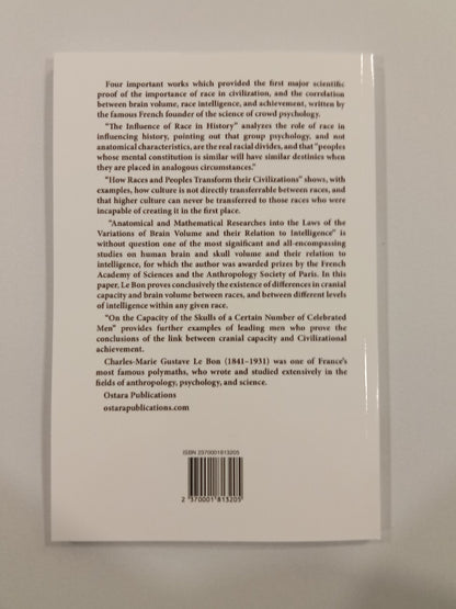 Influence of Race in History by Gustave le Bon