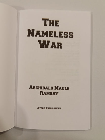 Nameless War by Maule Ramsay PB