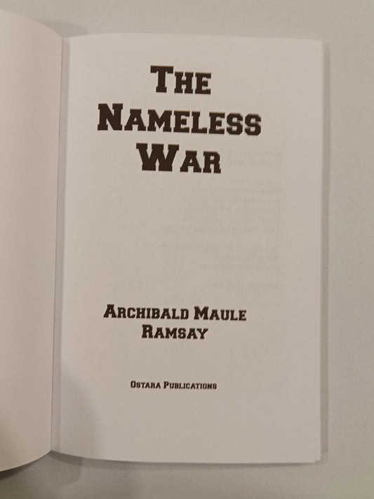 Nameless War by Maule Ramsay