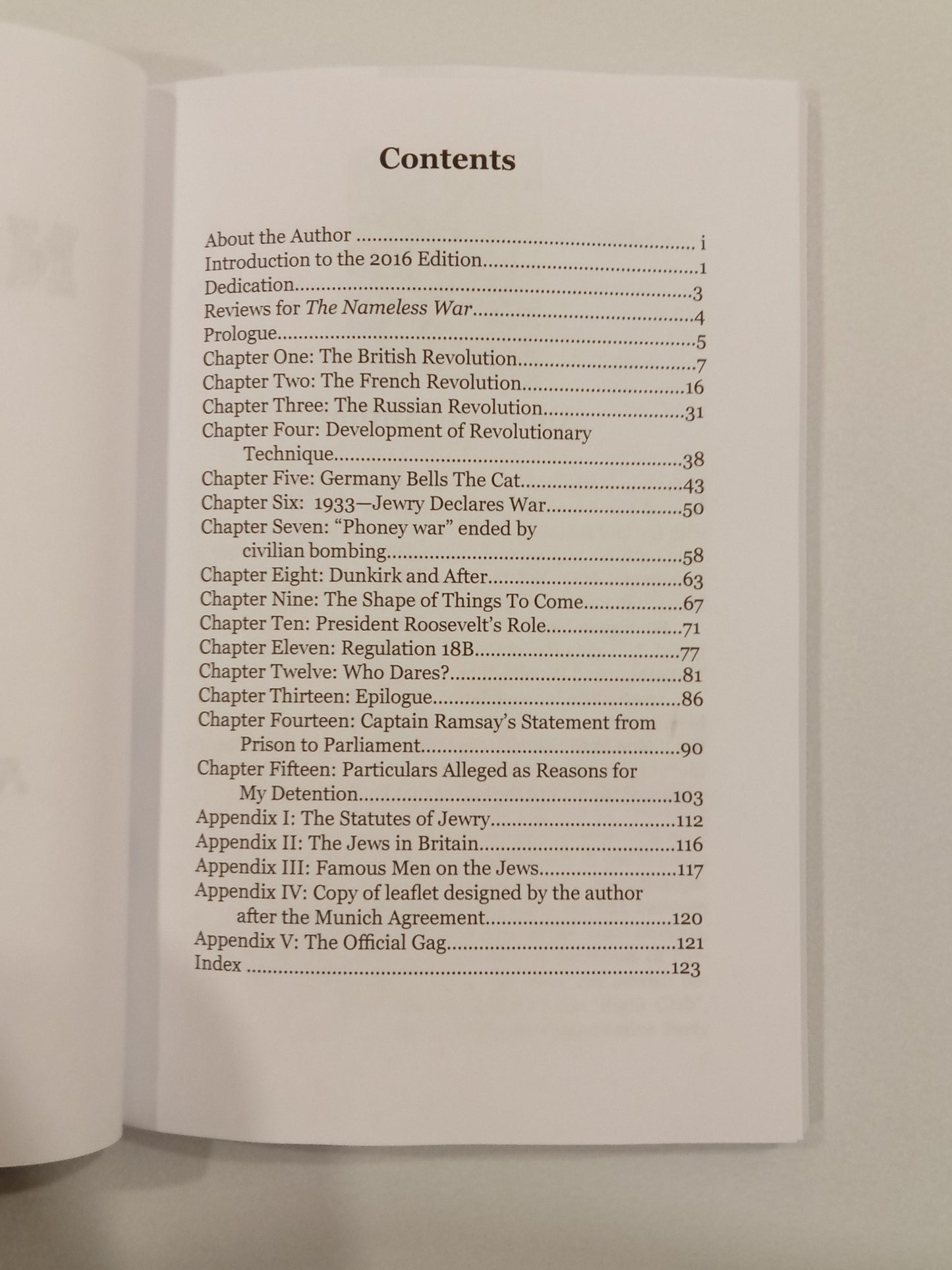 Nameless War by Maule Ramsay PB
