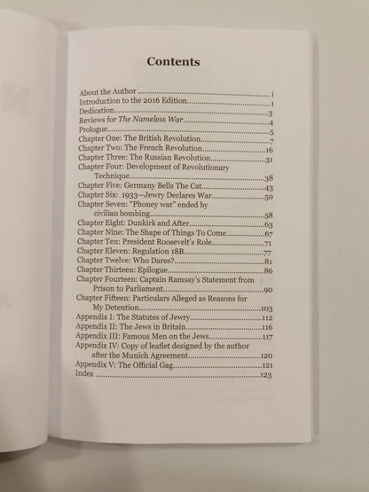 Nameless War by Maule Ramsay PB
