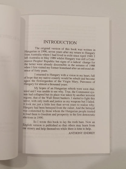 Robber Banks of Wall Street: A Conspiracy to Enslave the World by Anthony Endrey