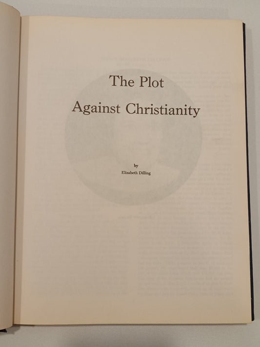 Plot Against Christianity by Elizabeth Dilling (Hardcover)