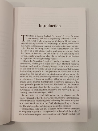 Tavistock Institute: Social Engineering the Masses by Daniel Estulin PB