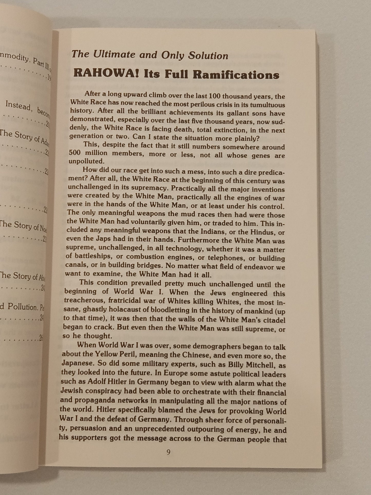 RaHoWa!: This Planet is All Ours by Ben Klassen PB