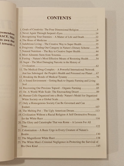 'White Man's Bible by Ben Klassen