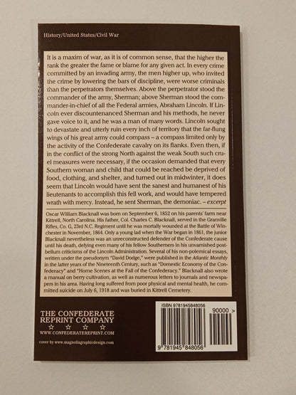 Lincoln as the South Should Know Him by Oscar Blacknall