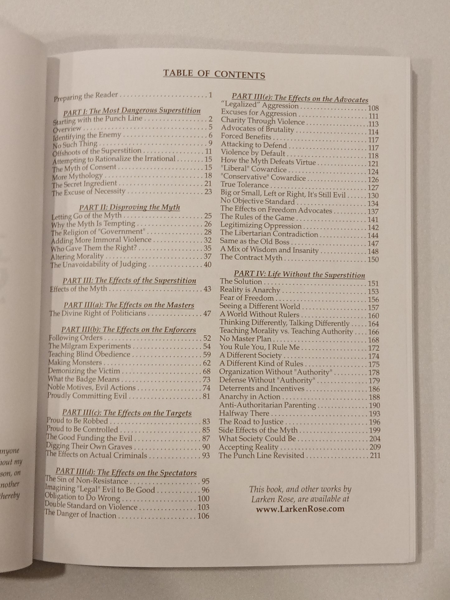 'Most Dangerous Superstition by Larken Rose PB