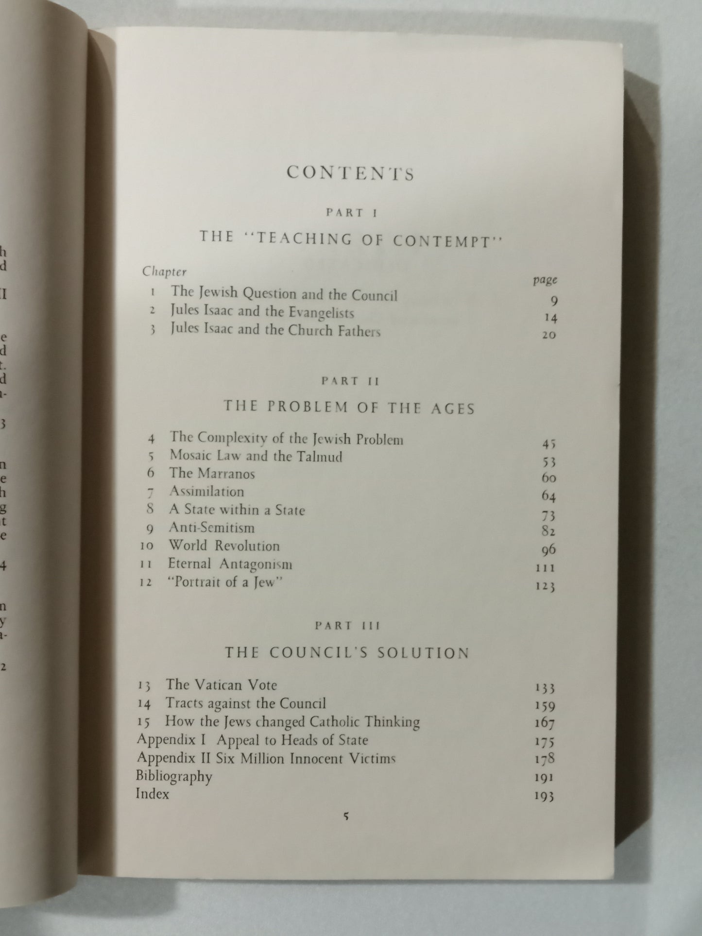 Judaism and the Vatican by Leon de Poncins PB