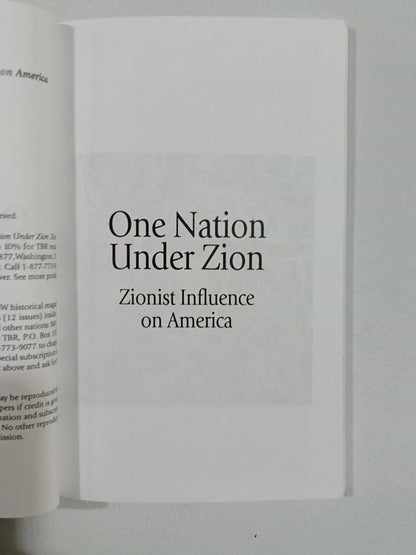 One Nation Under Zion: Zionist Influence on America by Peter Christian PB