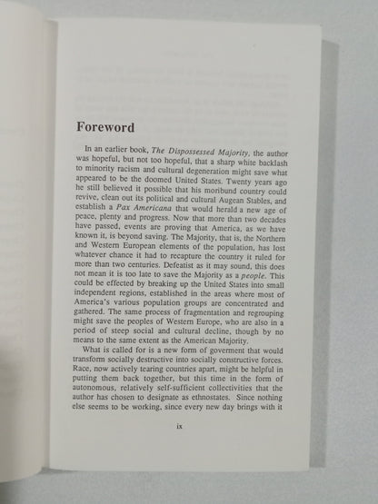 Ethnostate: An Unblinkered Prospectus for an Advanced Statecraft by Wilmot Robertson