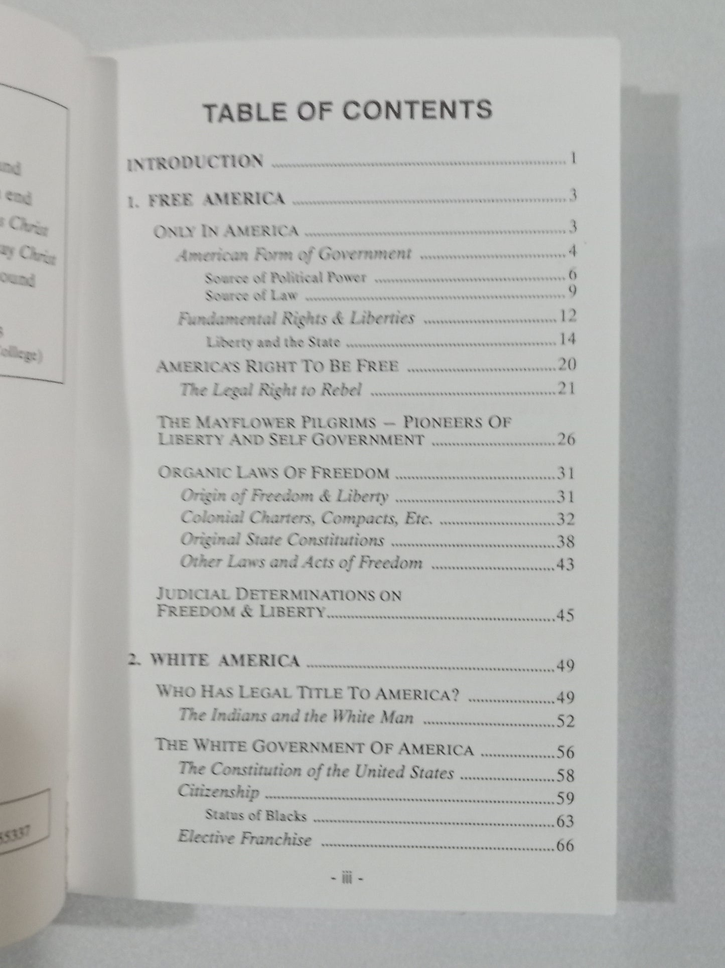 'America: Free, White, and Christian by Charles Weisman PB