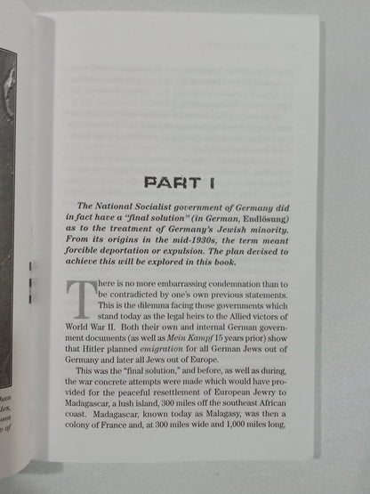 Final Solution: Germany's Madagascar Resettlement Plan by Ralph Grandinetti PB