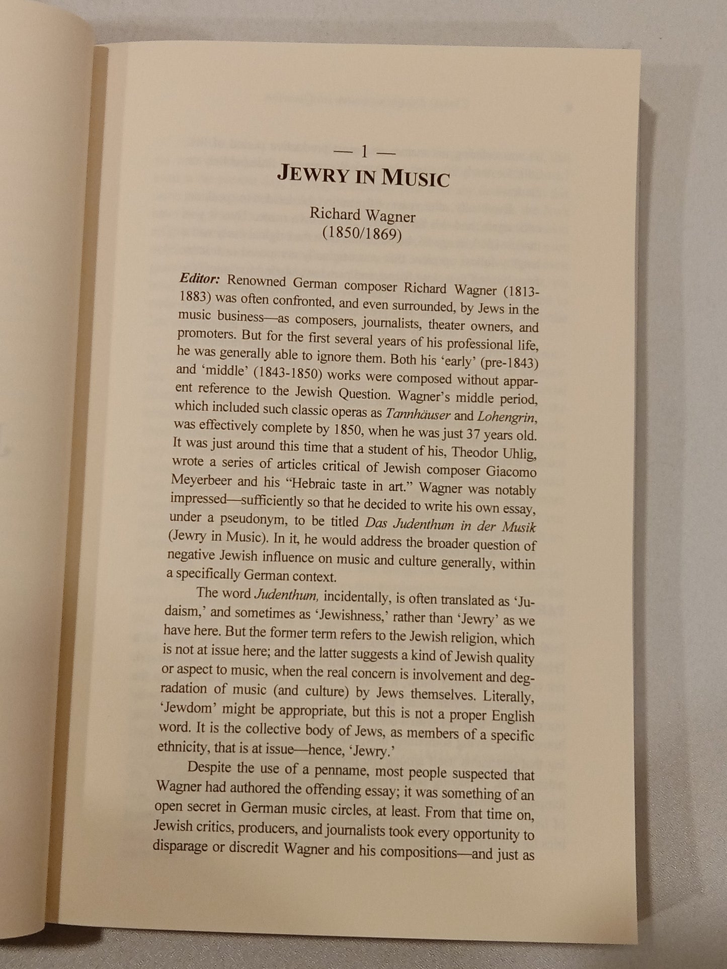 Classic Essays on the Jewish Question, Volume 1 by Thomas Dalton PB
