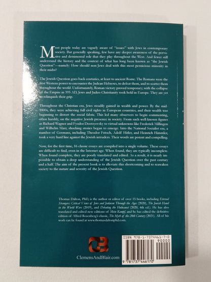 Classic Essays on the Jewish Question, Volume 1 by Thomas Dalton PB