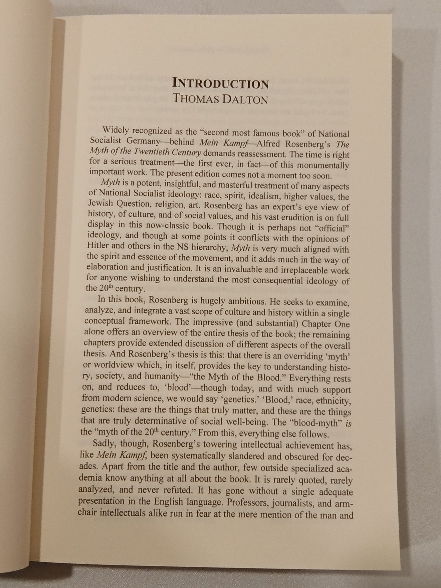 Myth of the 20th Century by Alfred Rosenberg PB