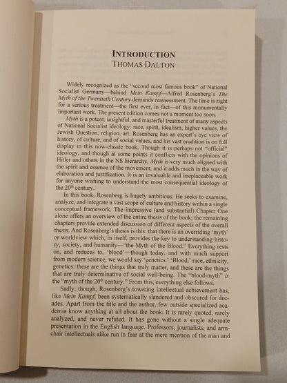 Myth of the 20th Century by Alfred Rosenberg PB