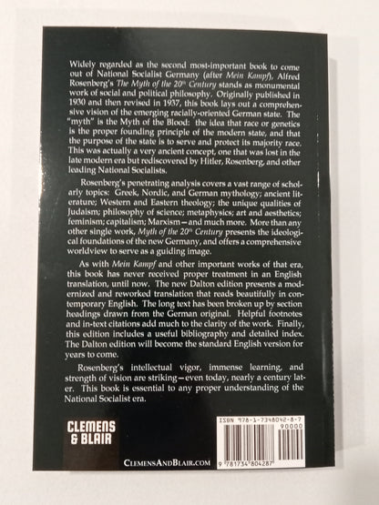 Myth of the 20th Century by Alfred Rosenberg PB